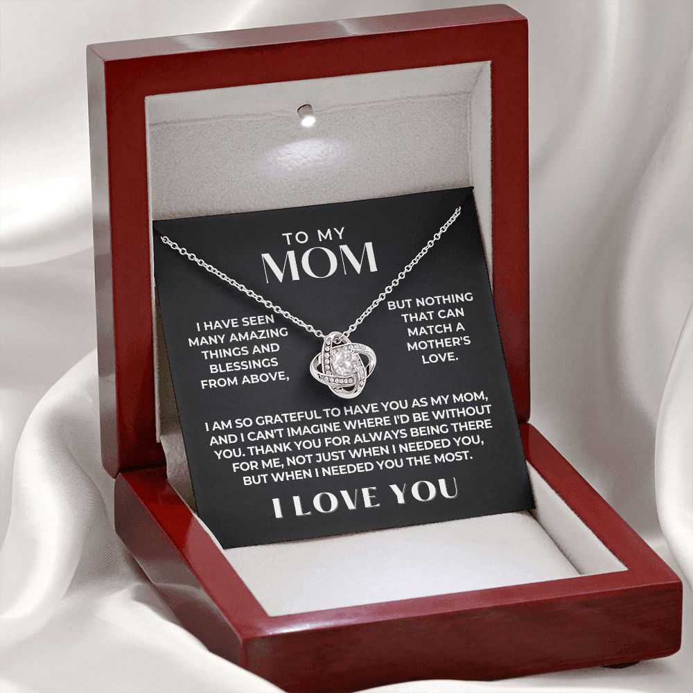 Gift For Mom | Thank You Mom Necklace 0683T13