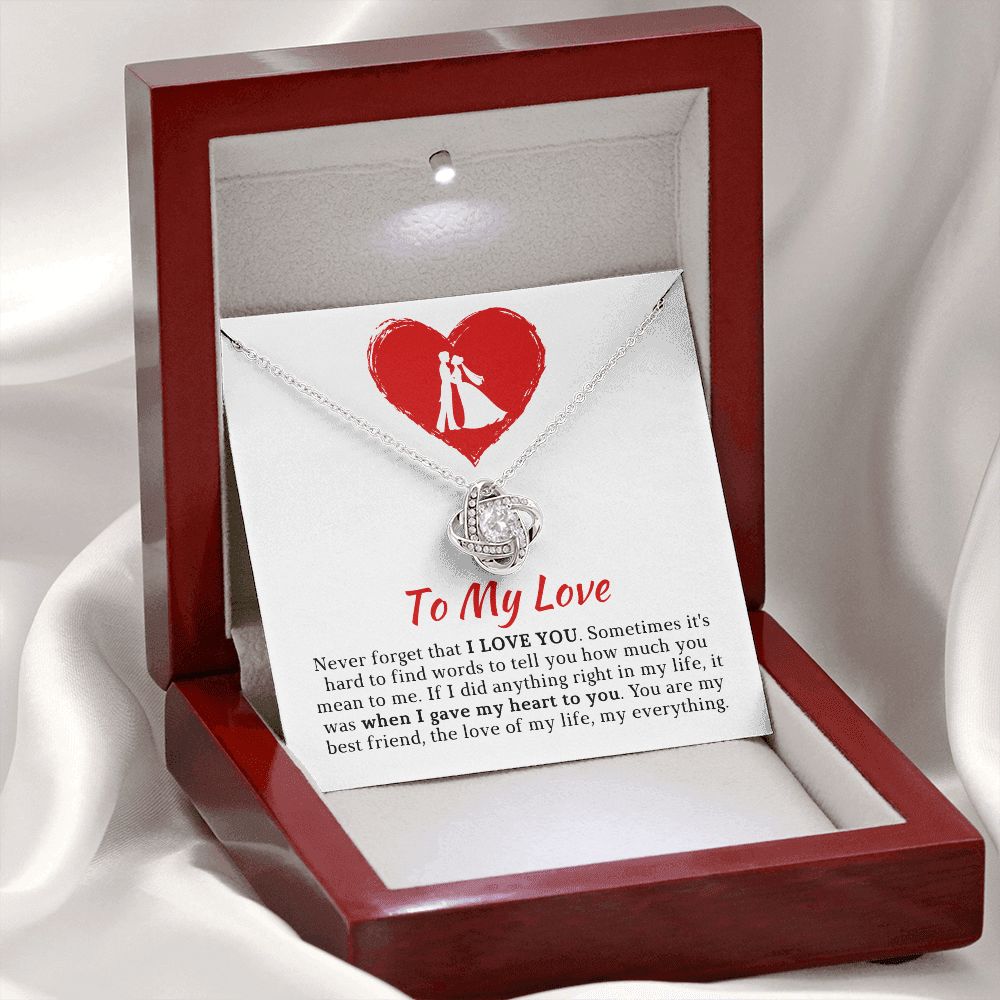 Soulmate Gift | Love Of My Life Necklace 0772T2L