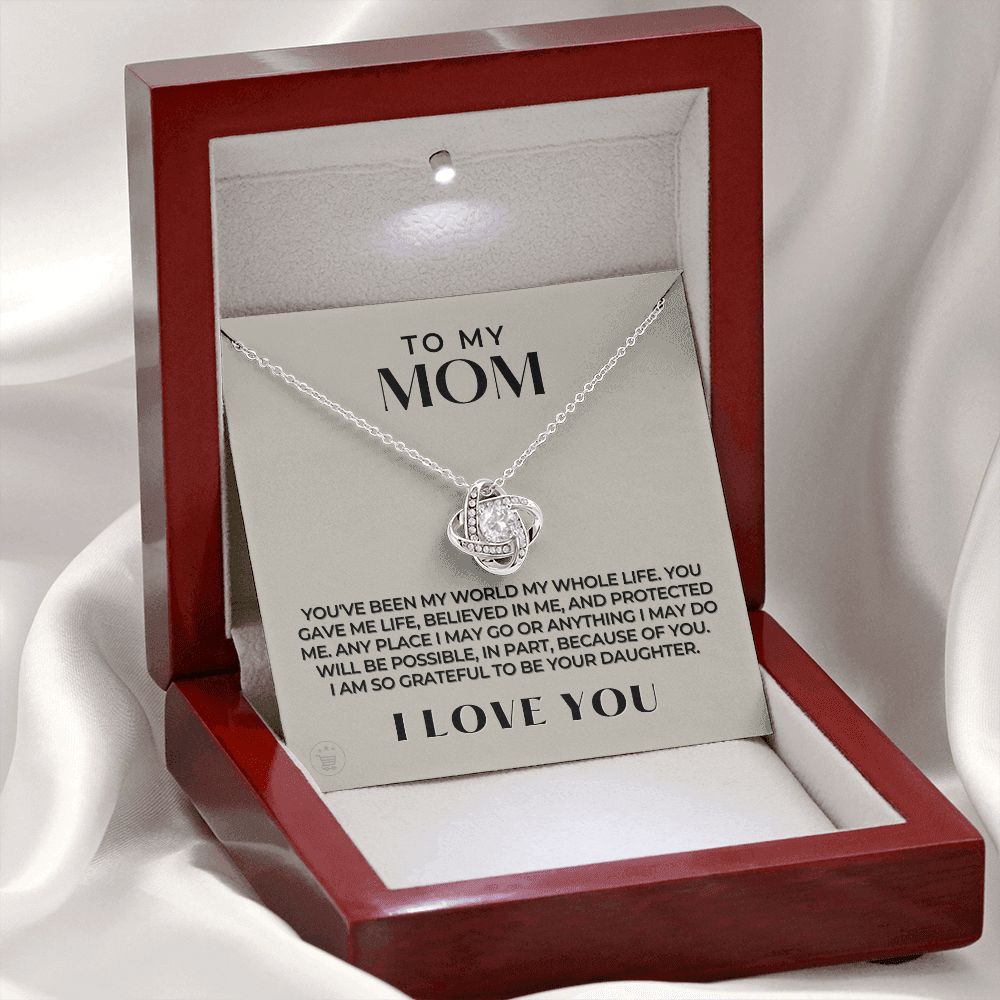 Gift For Mom | My World Necklace 0659T3