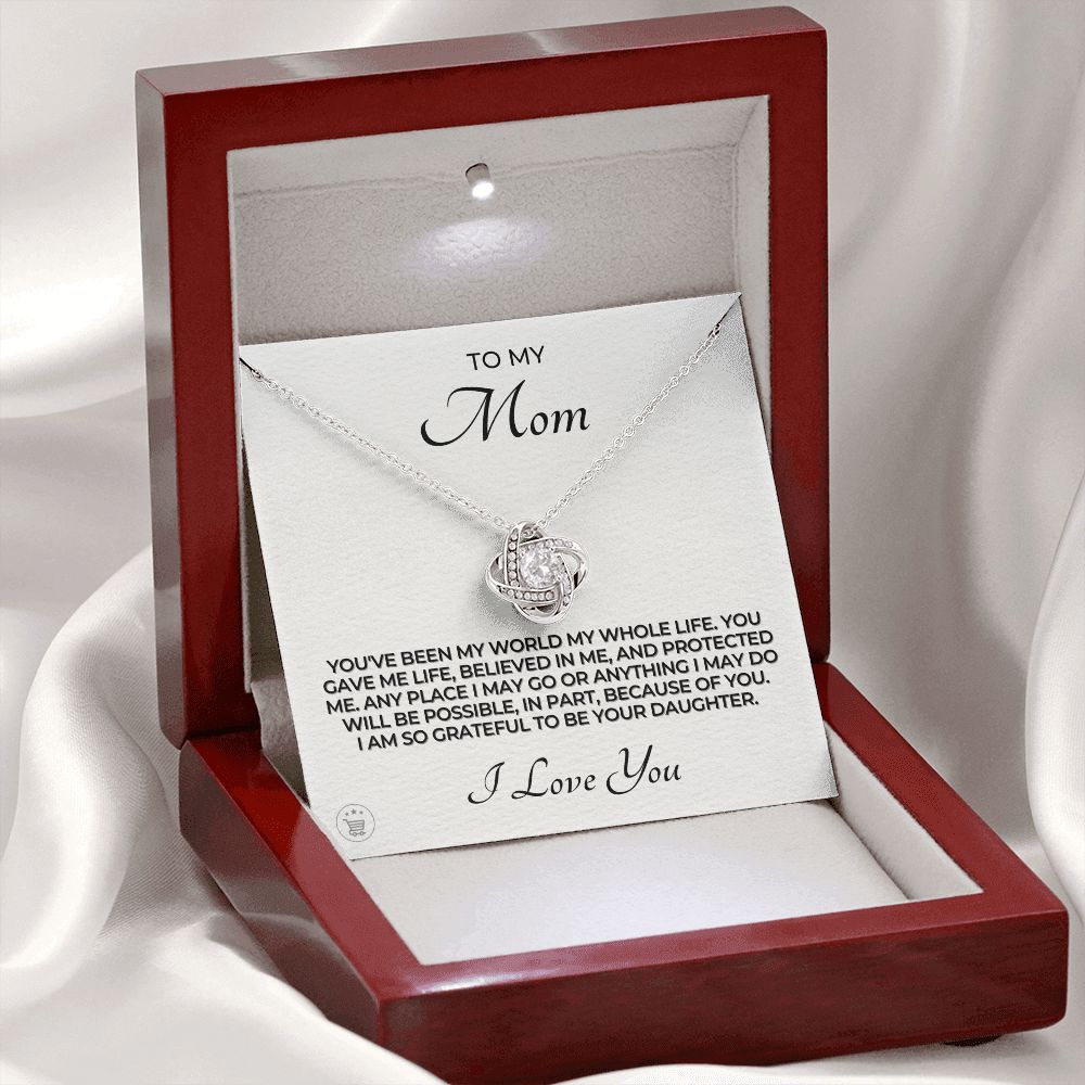 Gift For Mom | My World Necklace 0659T1