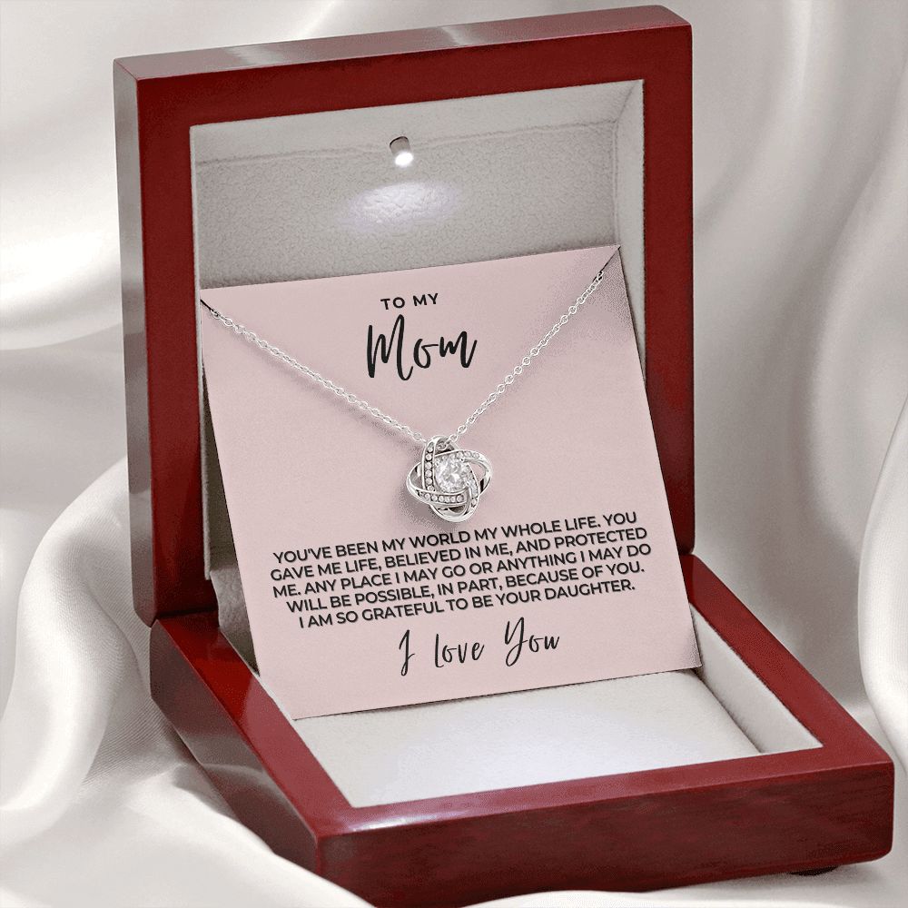 Gift For Mom | My World Necklace 0659T7