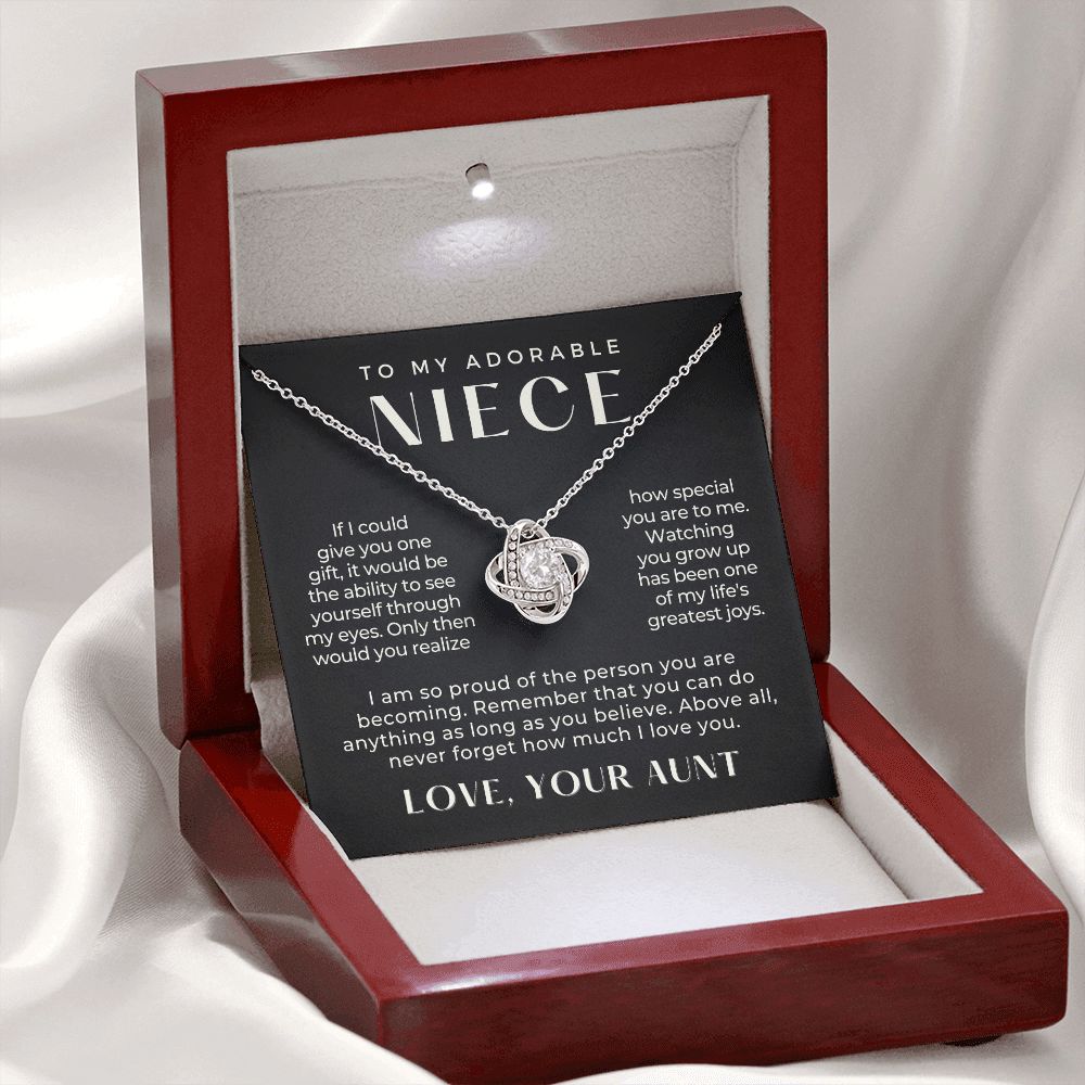 Niece Gift From Aunt | My Love Necklace 0581T22