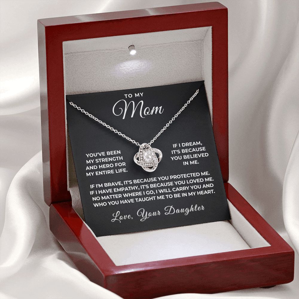 Gift For Mom | Because Of You Necklace 0658T4