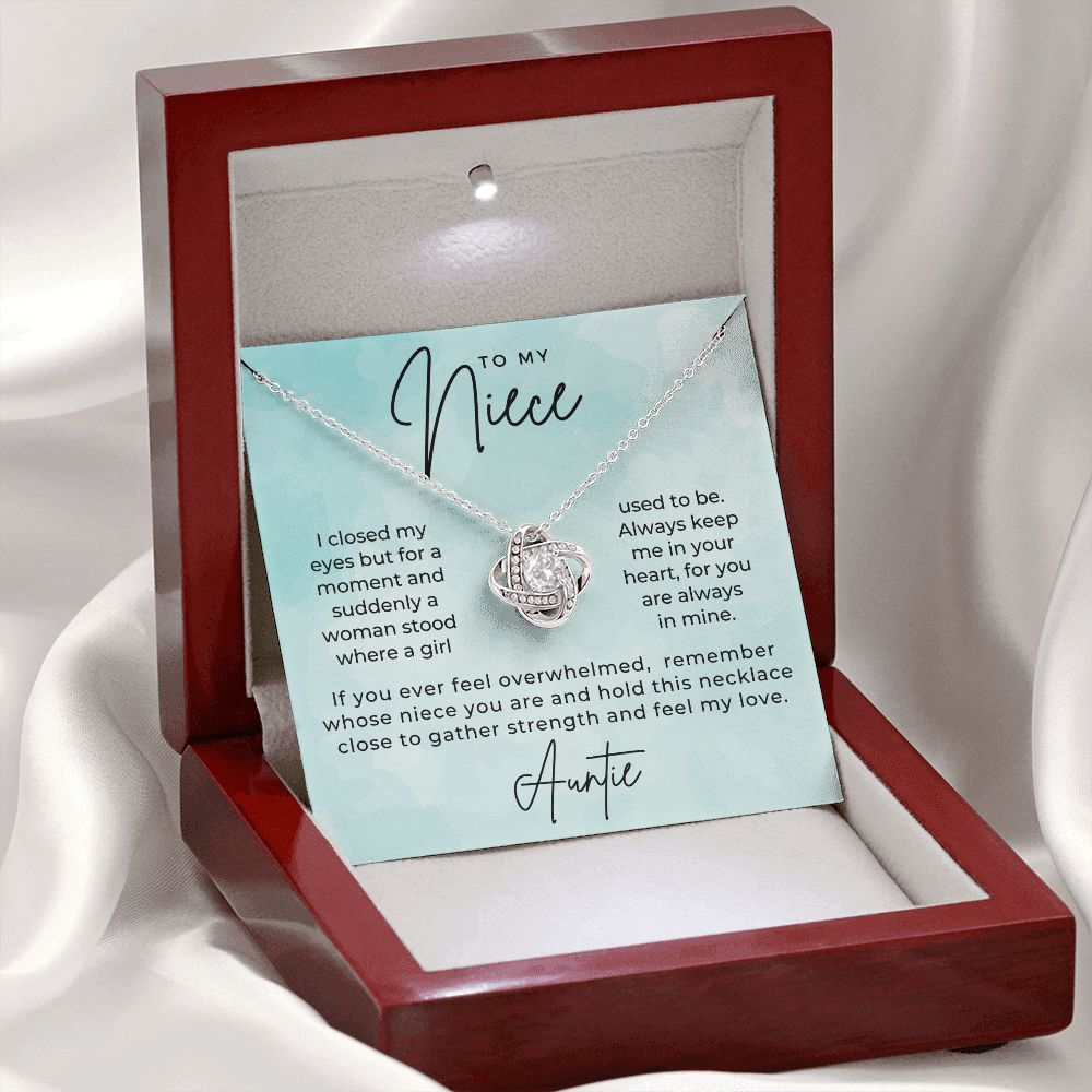 Niece Gift From Aunt | In My Heart Necklace 0631T23