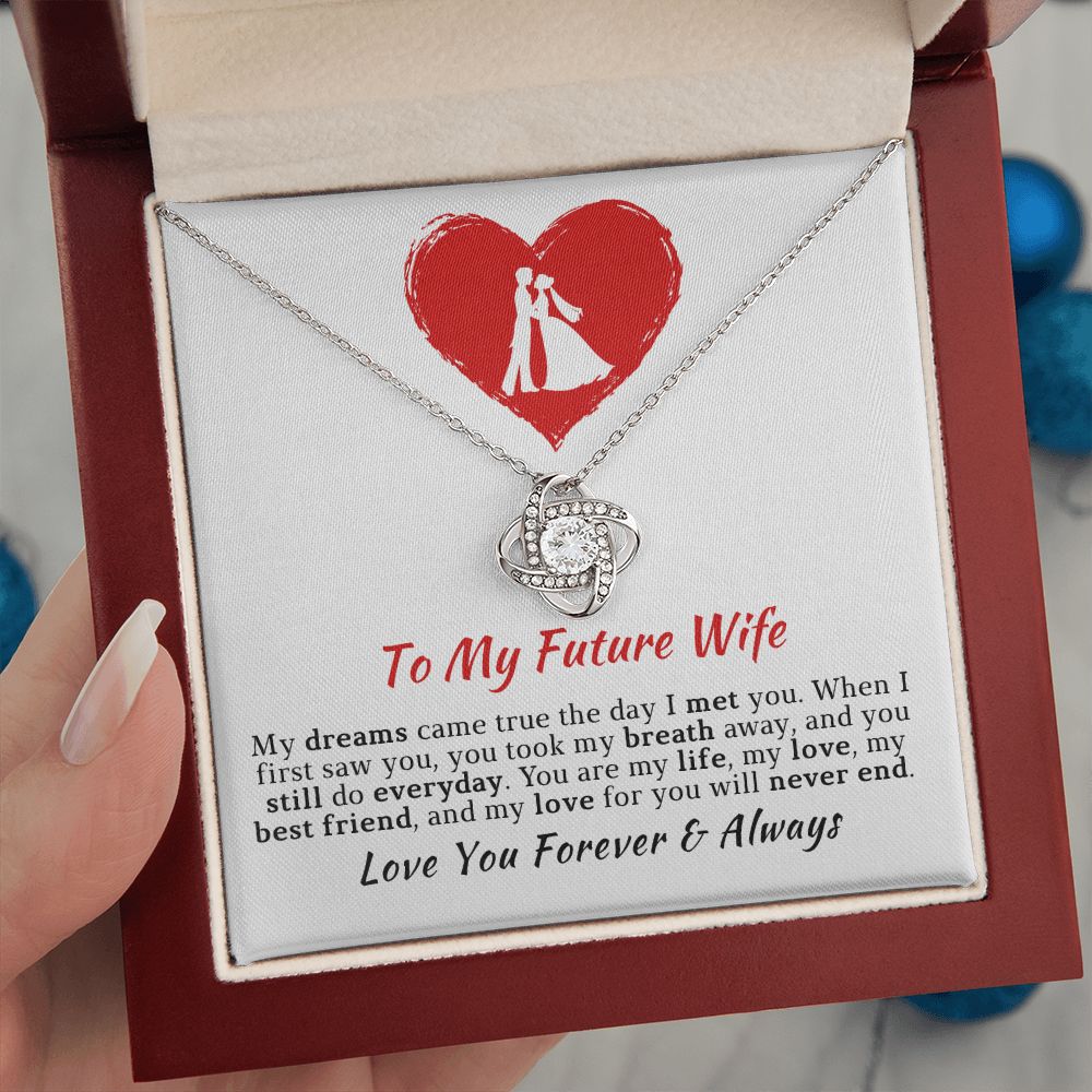 Future Wife, Mrs. Gift | Dreams Came True Necklace 0743T2L