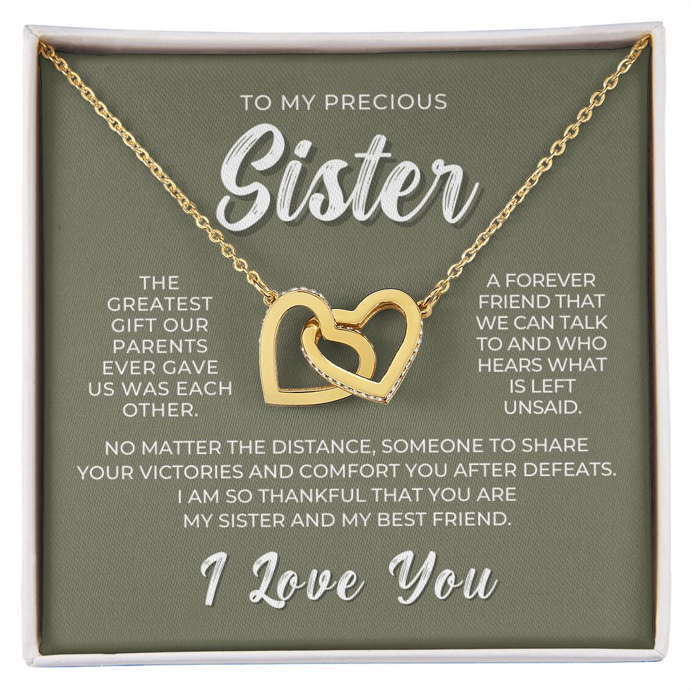 Gift For Sister | Greatest Gift Necklace 0648T9