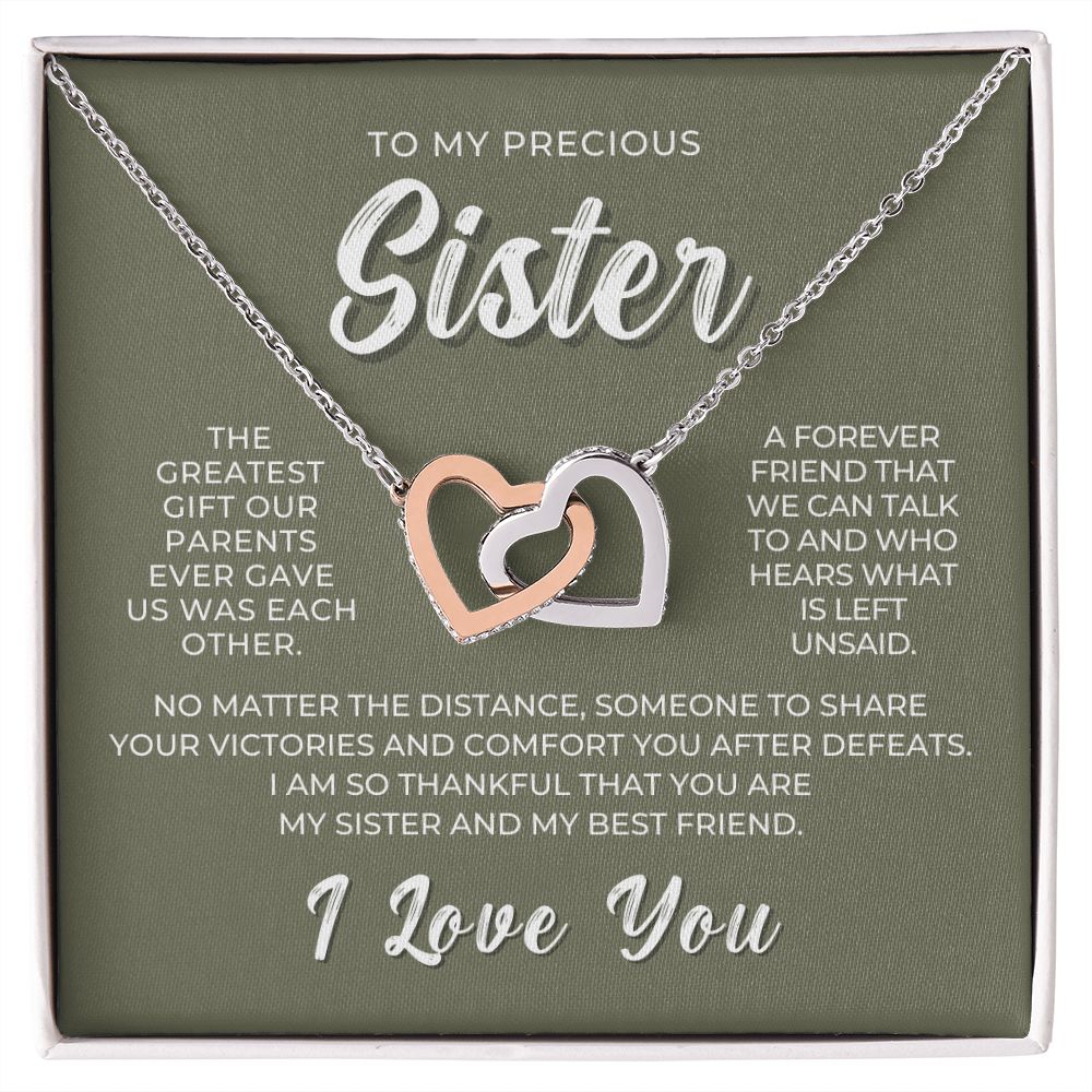 Gift For Sister | Greatest Gift Necklace 0648T9