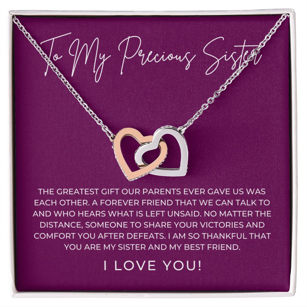 Gift For Sister | Greatest Gift Necklace 0648T13