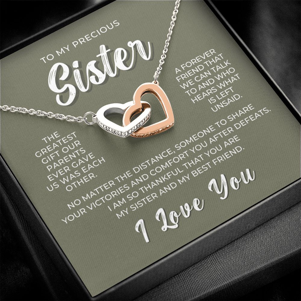 Gift For Sister | Greatest Gift Necklace 0648T9