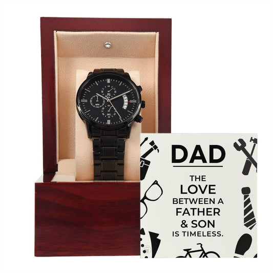 Gift For Dad From Son | Father and Son Men's Watch 0678T4