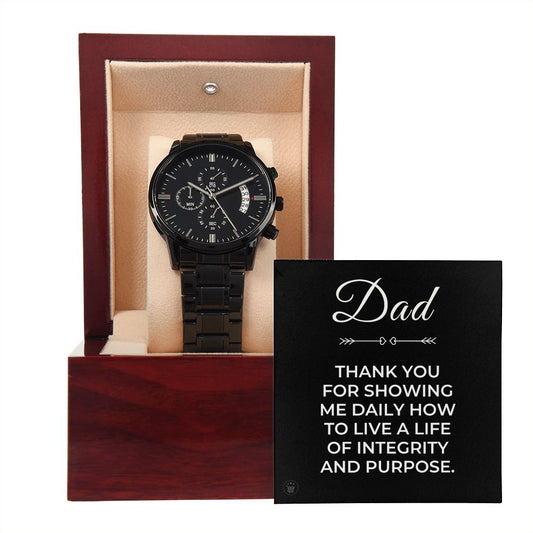 Gift For Dad | Thank You Men's Watch 0677T7