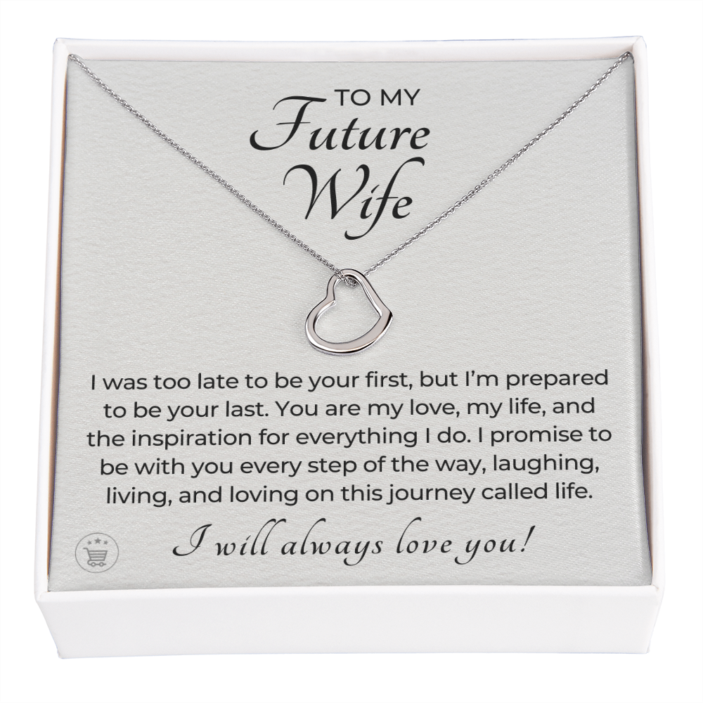 Future Wife, Future Mrs. Gift | Every Step Necklace 0541T1