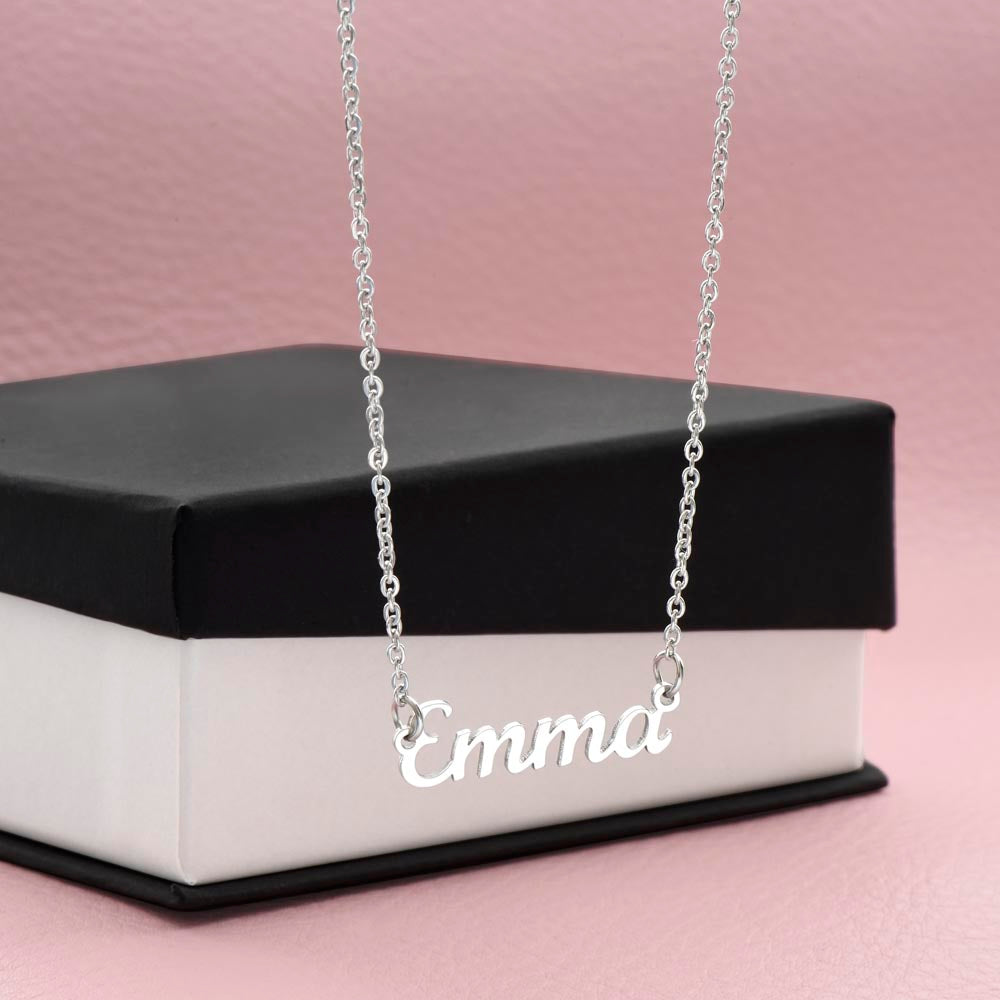 Soulmate Gift | Promise Name Necklace 0765T2N