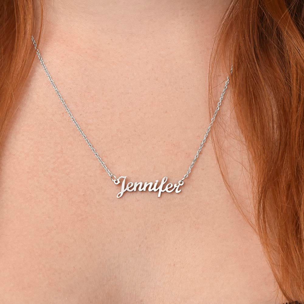 Soulmate Gift | My Heart Name Necklace 0781T1N