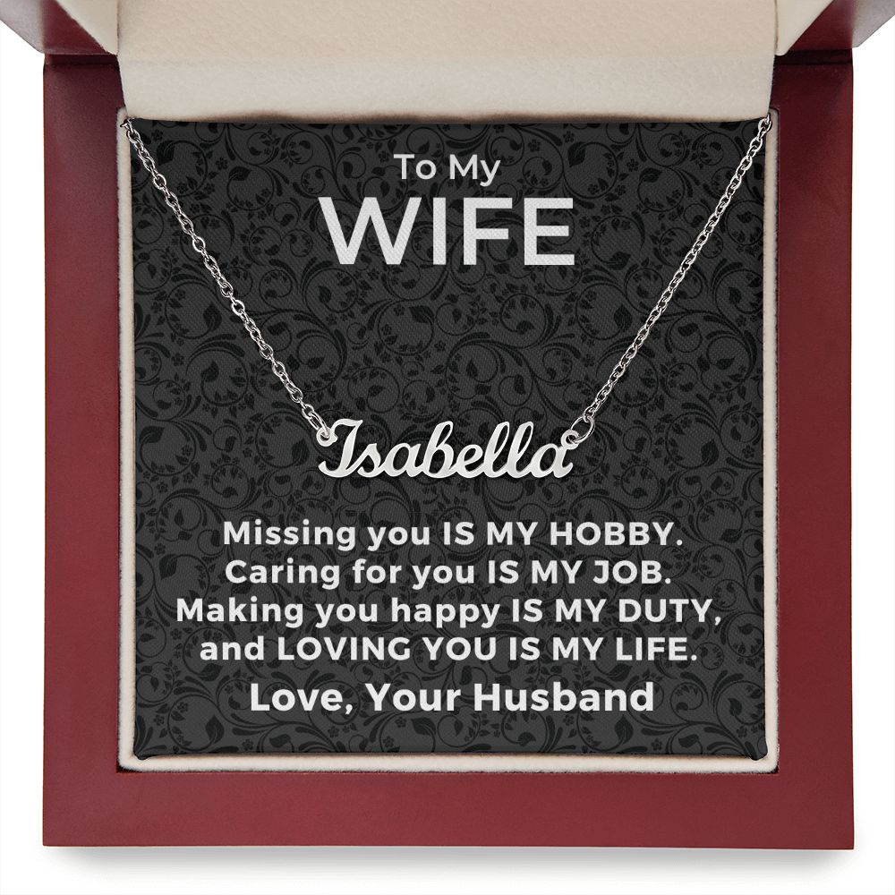 personalized name necklace