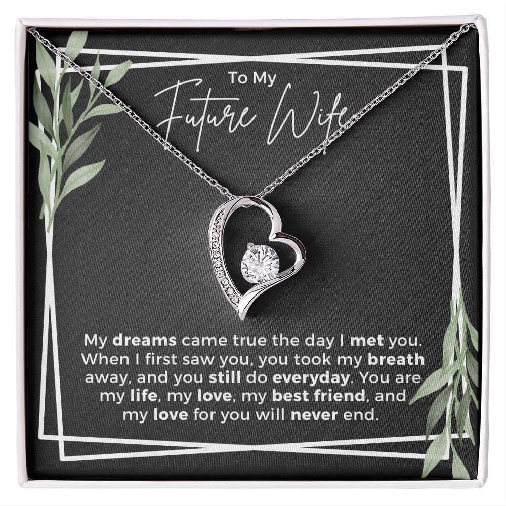 Future Wife, Mrs. Gift | Dreams Came True Necklace 0743T10F