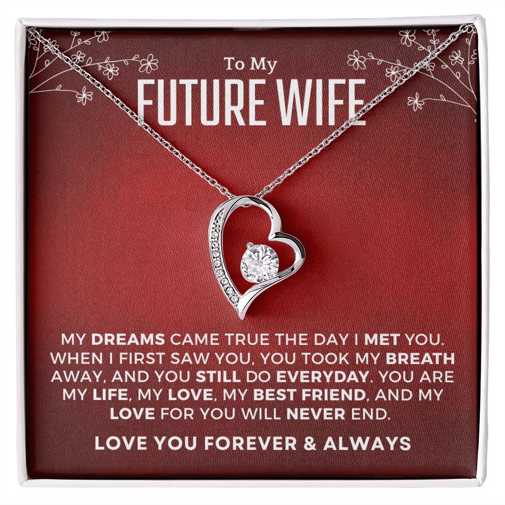 Future Wife, Mrs. Gift | Dreams Came True Necklace 0743T4F