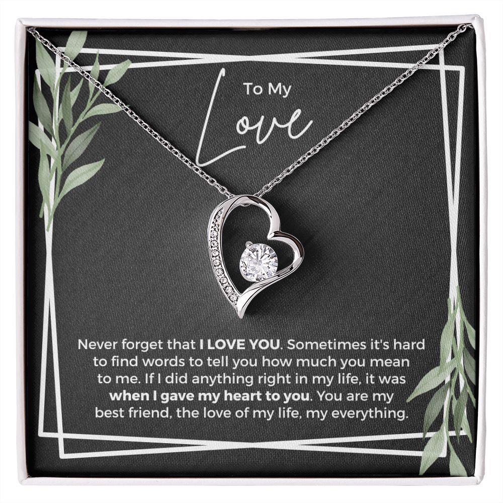 Soulmate Gift | Love Of My Life Necklace 0772T10F