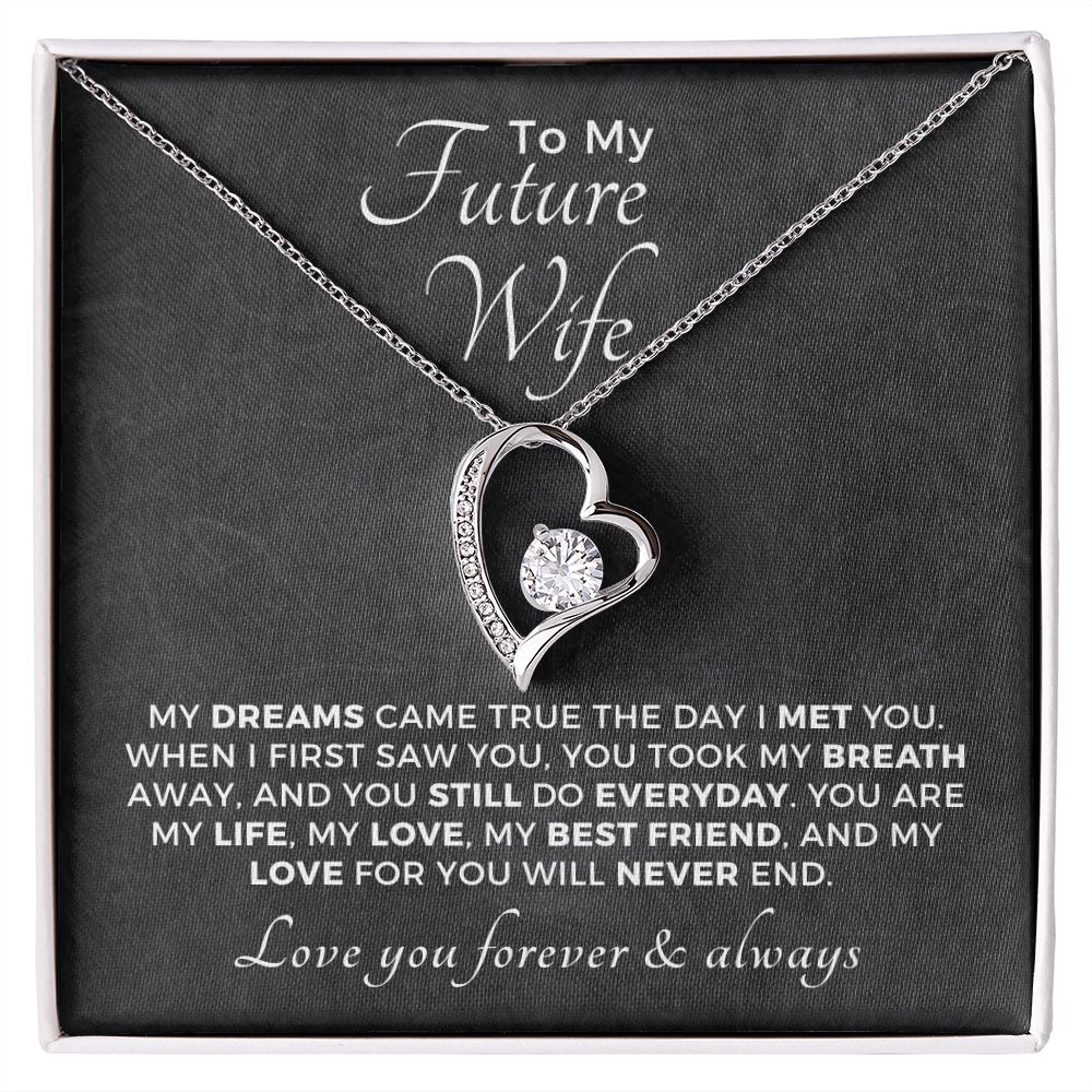 Future Wife, Mrs. Gift | Dreams Came True Necklace 0743T1F