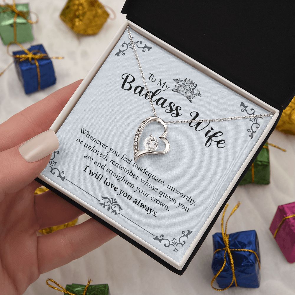 My Badass Wife | Most caring - Forever Love Necklace