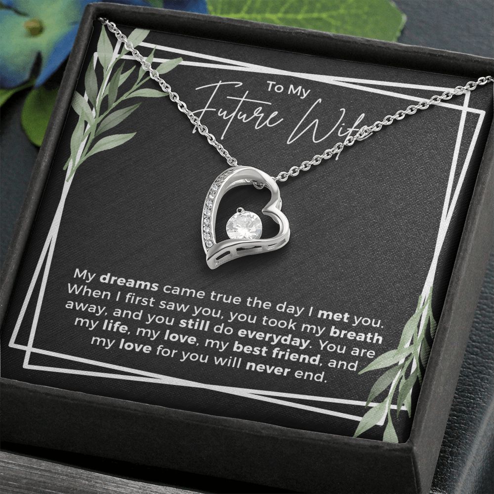 Future Wife, Mrs. Gift | Dreams Came True Necklace 0743T10F