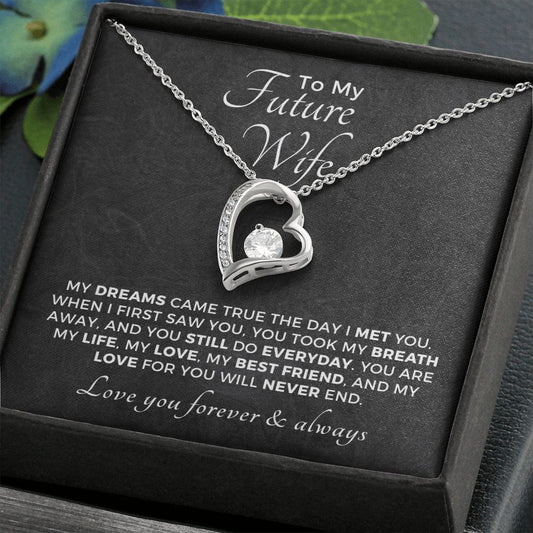 Future Wife, Mrs. Gift | Dreams Came True Necklace 0743T1F
