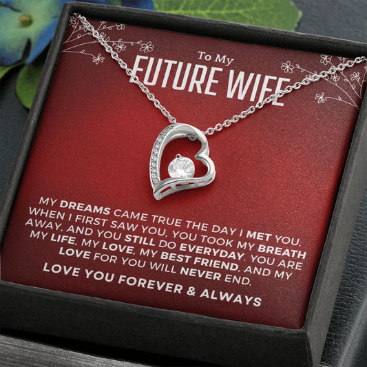 Future Wife, Mrs. Gift | Dreams Came True Necklace 0743T4F