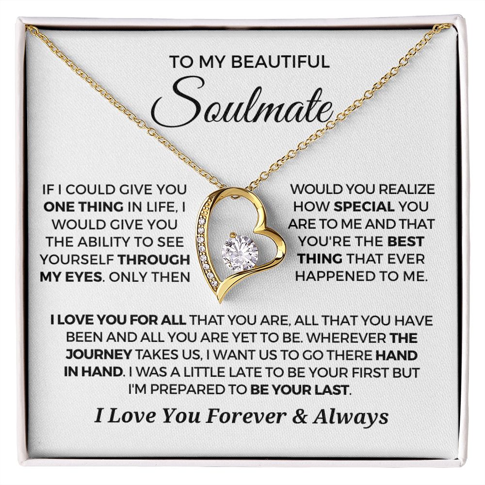 Soulmate Gift | Best Thing Necklace 0746T1F
