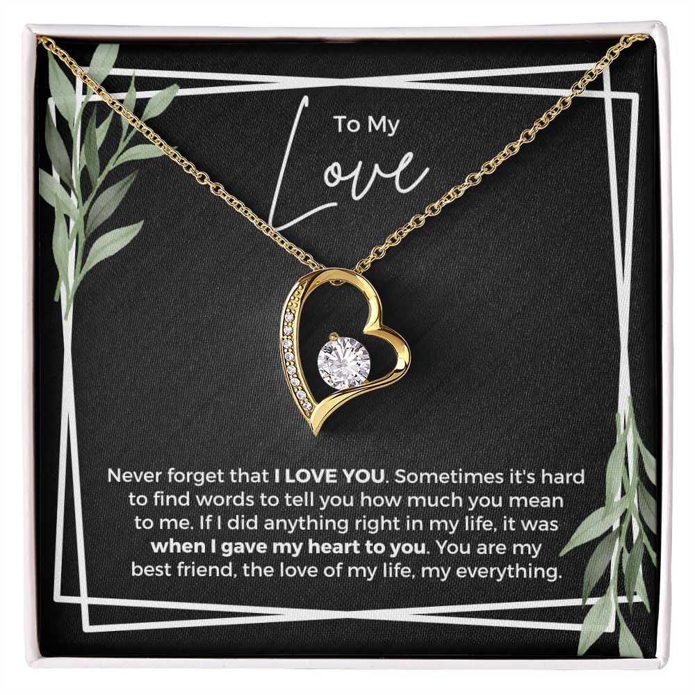 Soulmate Gift | Love Of My Life Necklace 0772T10F