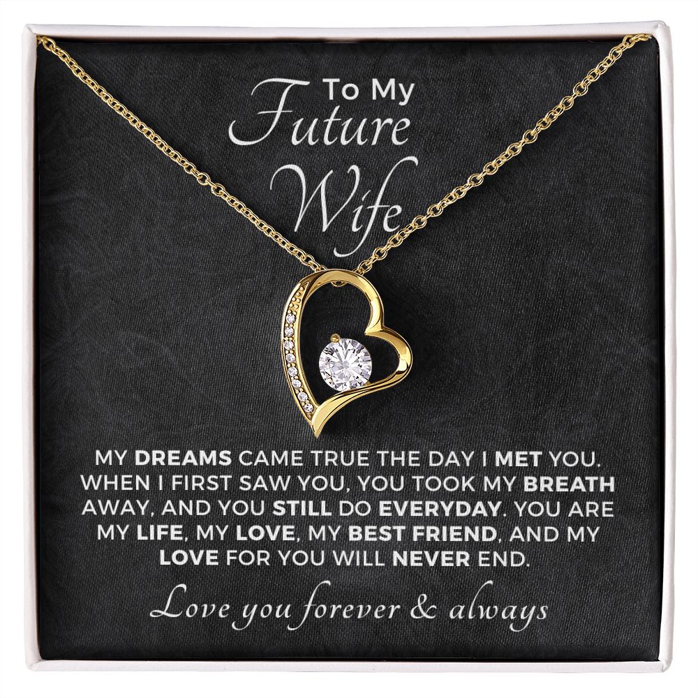 Future Wife, Mrs. Gift | Dreams Came True Necklace 0743T1F