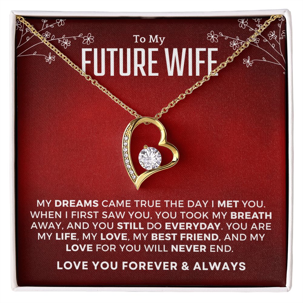 Future Wife, Mrs. Gift | Dreams Came True Necklace 0743T4F