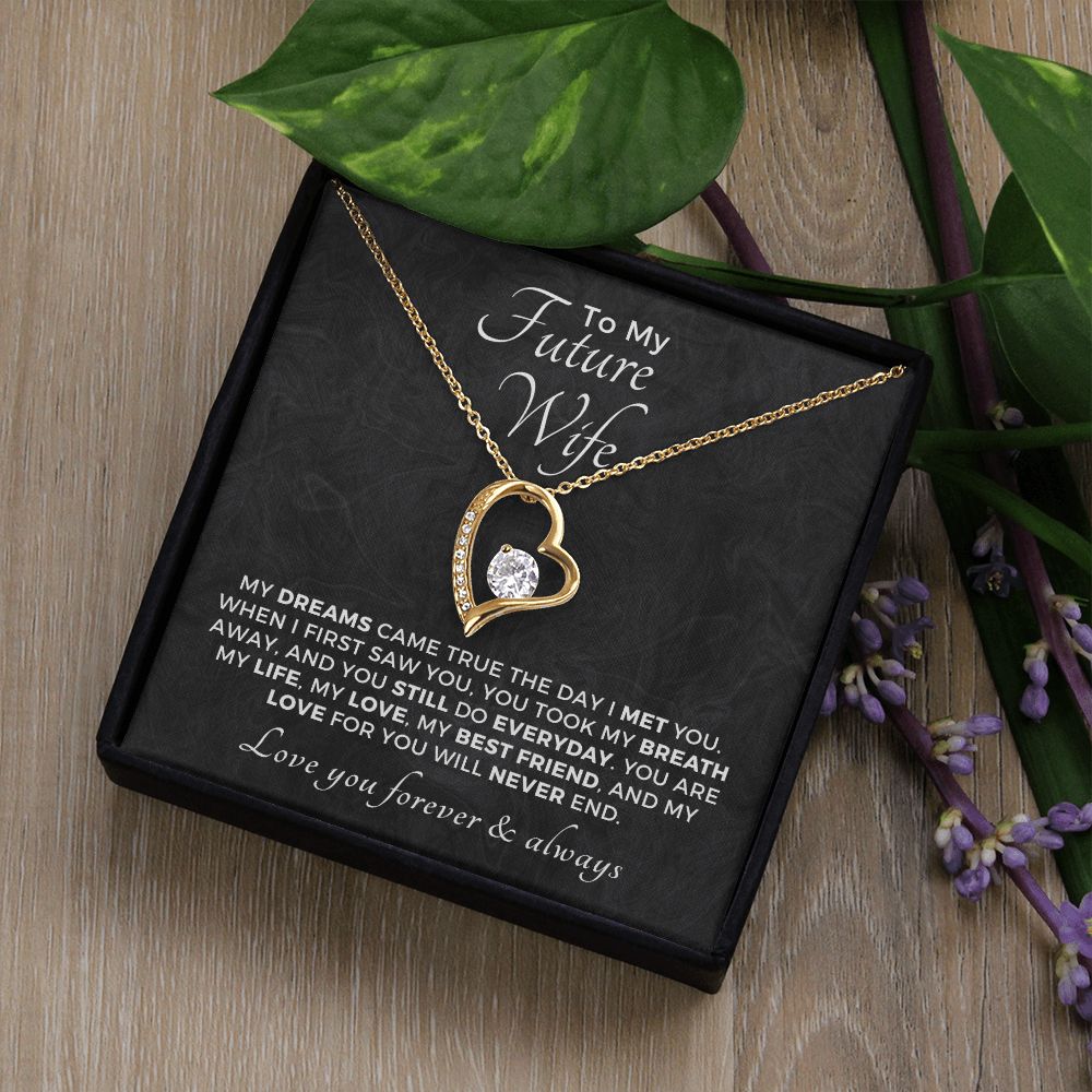 Future Wife, Mrs. Gift | Dreams Came True Necklace 0743T1F