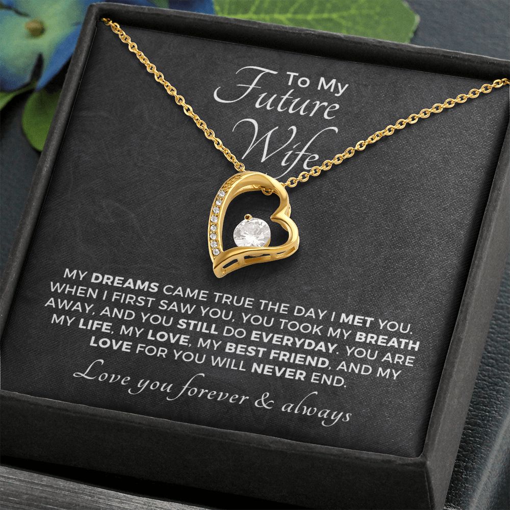 Future Wife, Mrs. Gift | Dreams Came True Necklace 0743T1F