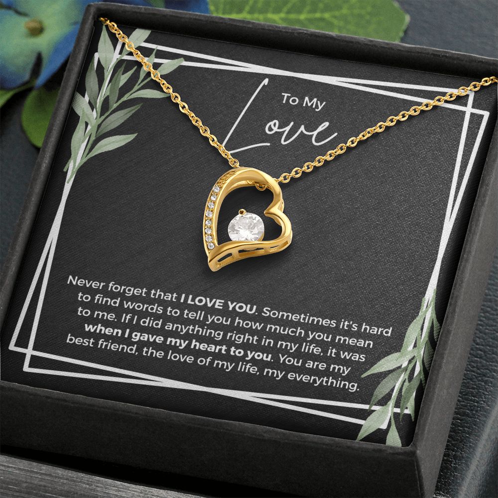 Soulmate Gift | Love Of My Life Necklace 0772T10F