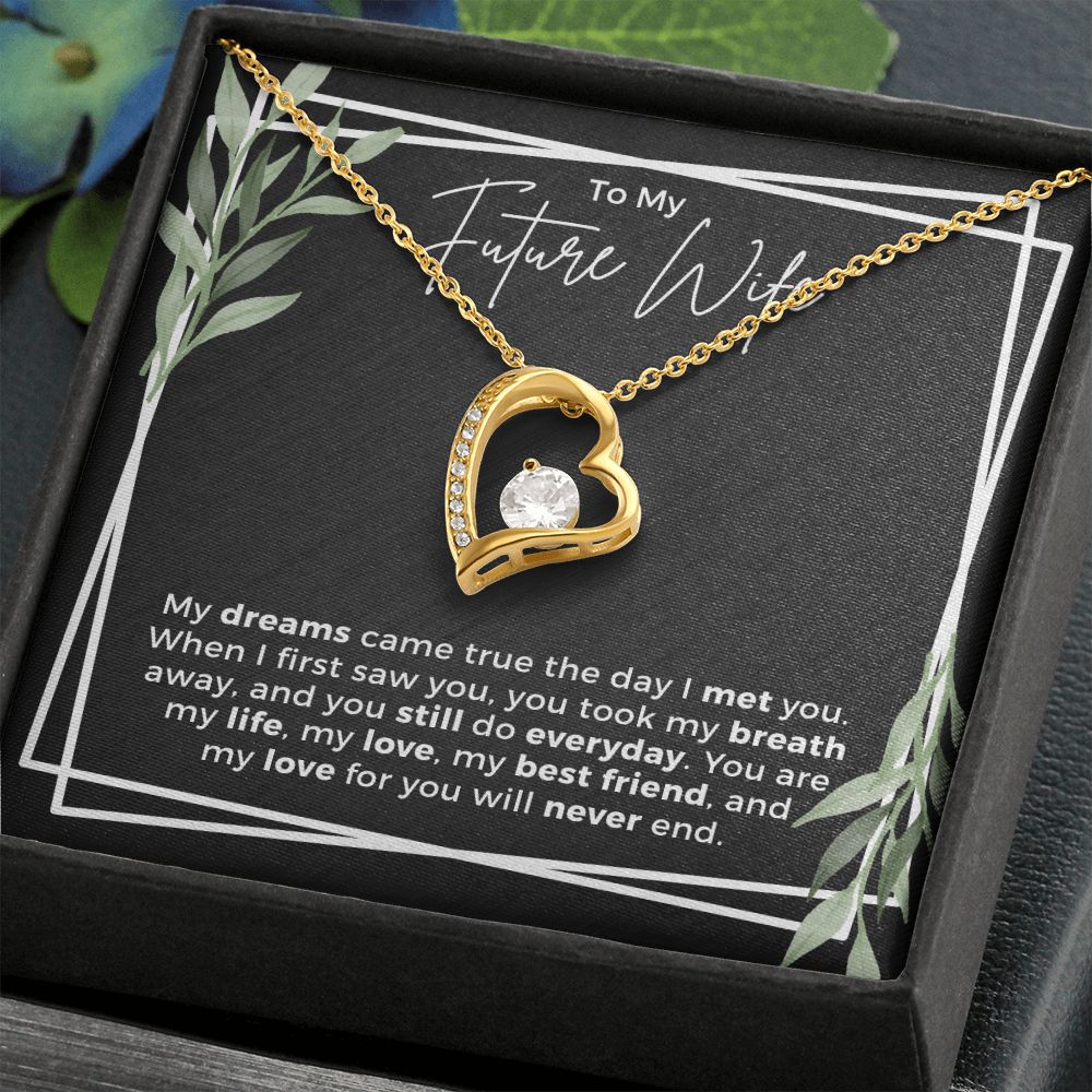 Future Wife, Mrs. Gift | Dreams Came True Necklace 0743T10F