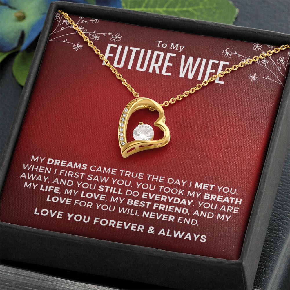Future Wife, Mrs. Gift | Dreams Came True Necklace 0743T4F