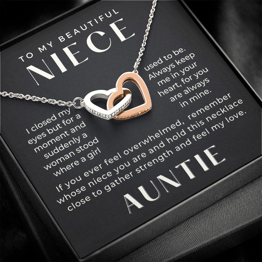 Niece Gift From Aunt | In My Heart Necklace 0631T8