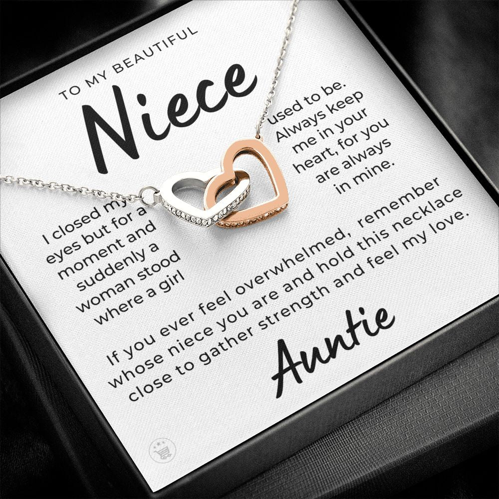 Niece Gift From Aunt | In My Heart Necklace 0631T1