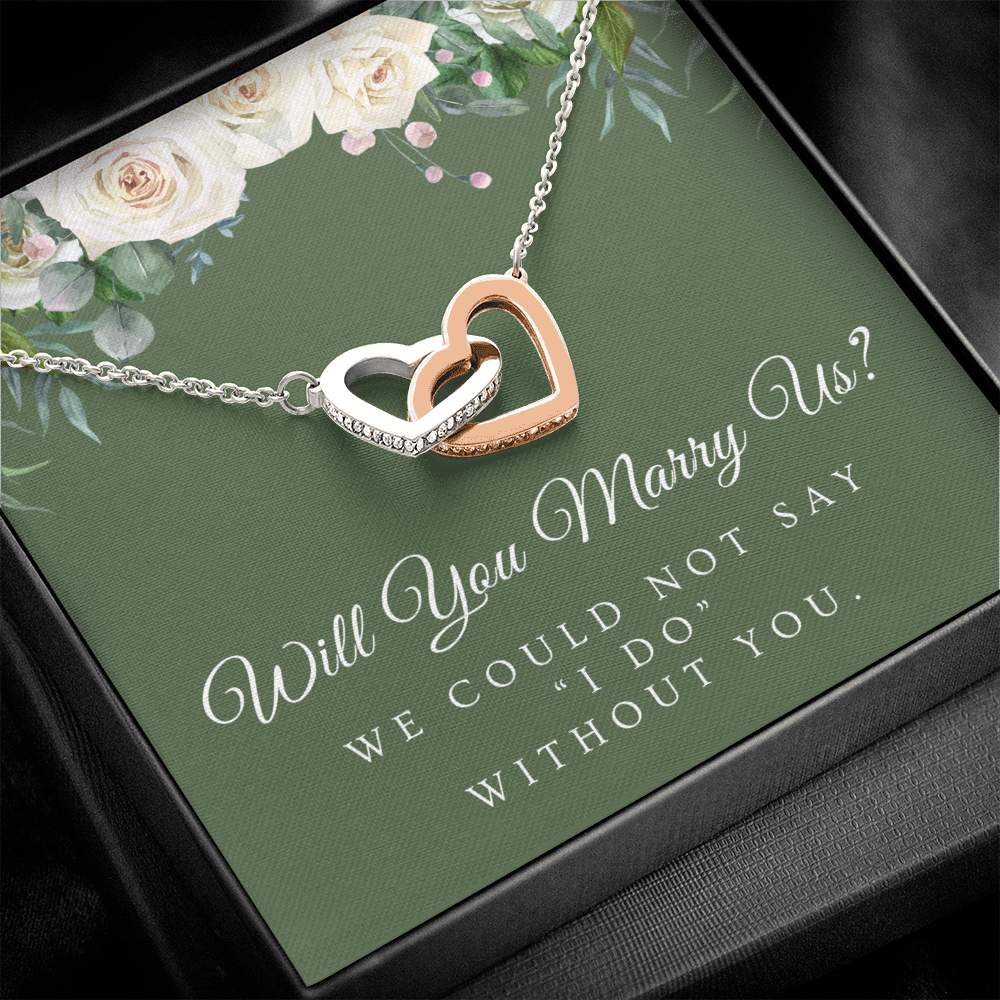 Officiant Proposal Gift | Marry Us Necklace 0589T4