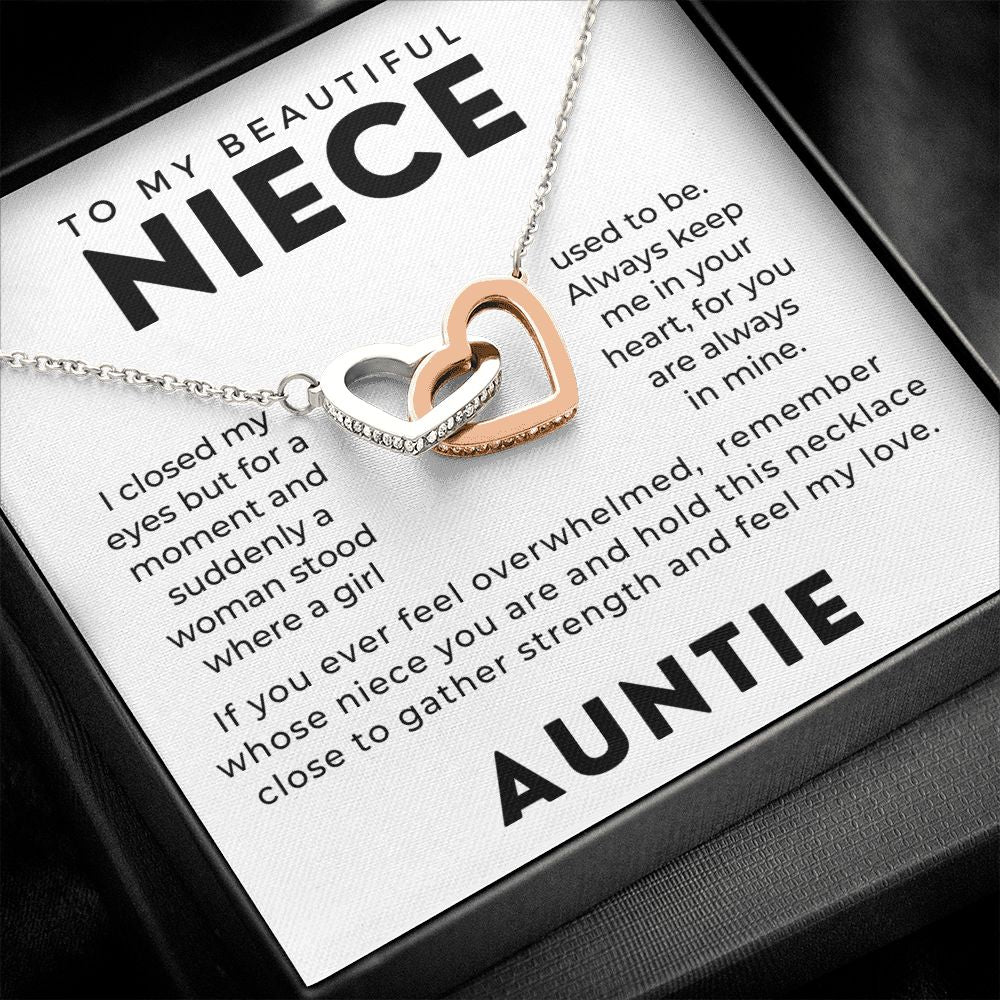 Niece Gift From Aunt | In My Heart Necklace 0631T9