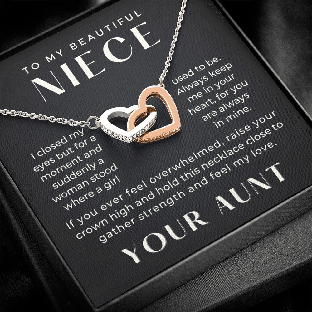 Niece Gift From Aunt | In My Heart Necklace 0632T8