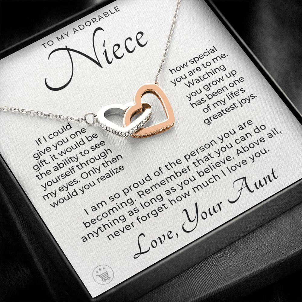 Niece Gift From Aunt | My Love Necklace 0628T5