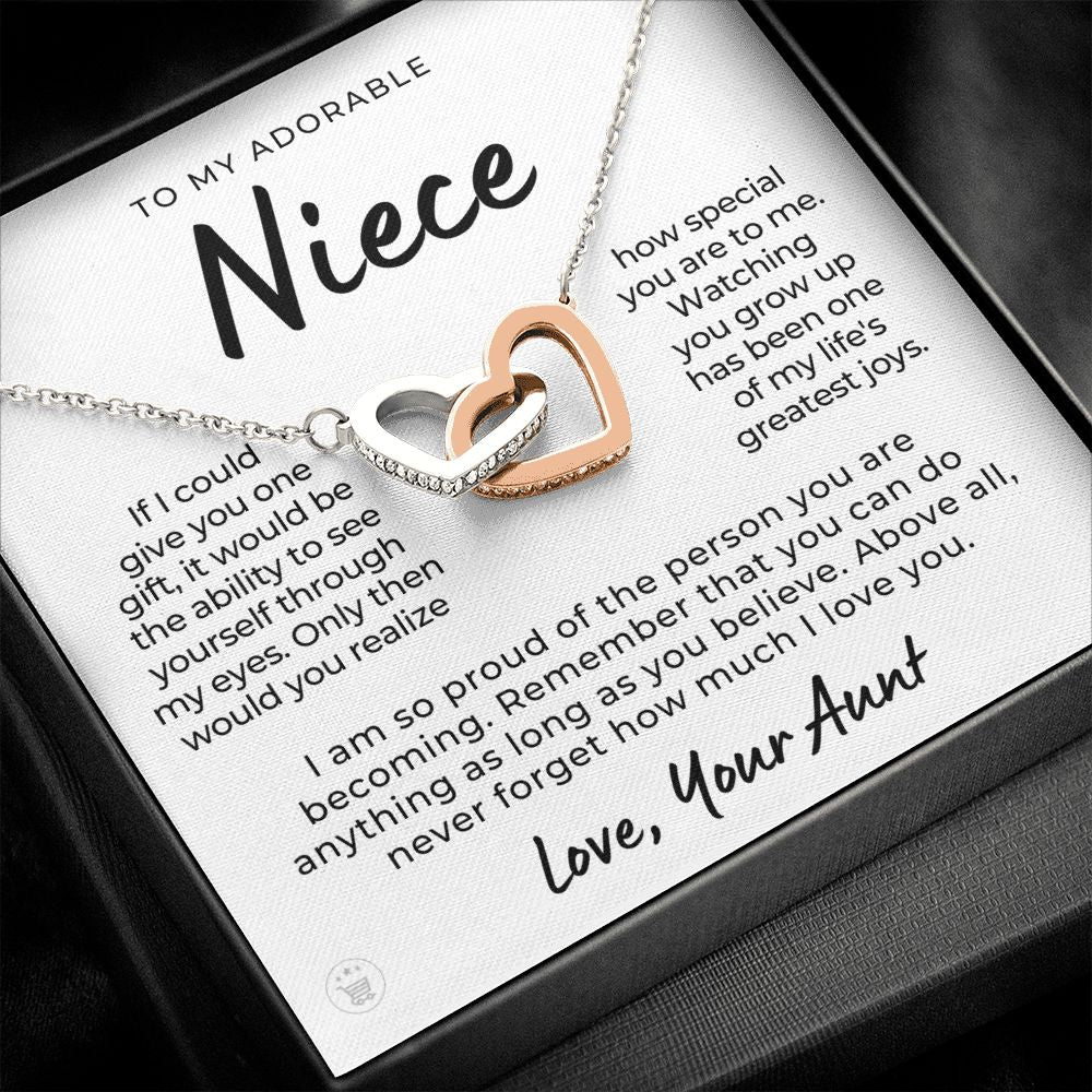 Niece Gift From Aunt | My Love Necklace 0628T1