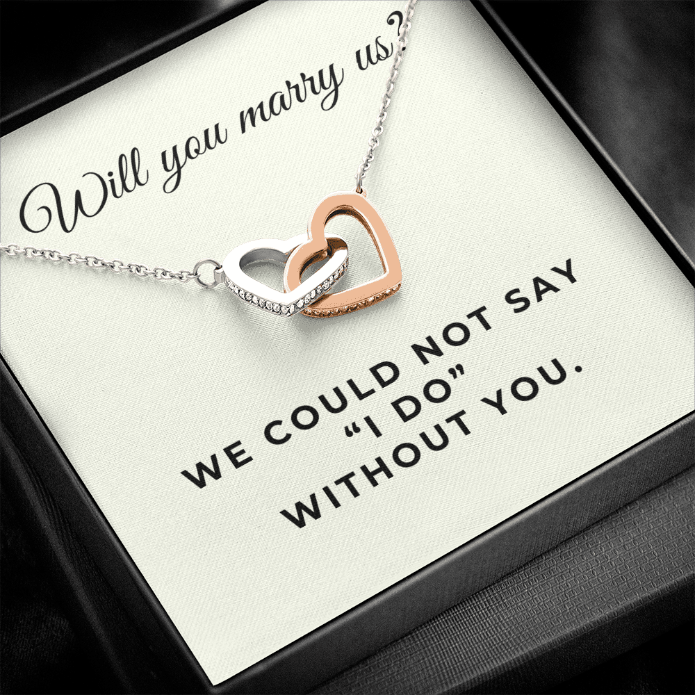 Officiant Proposal Gift | Marry Us Necklace 0589T7