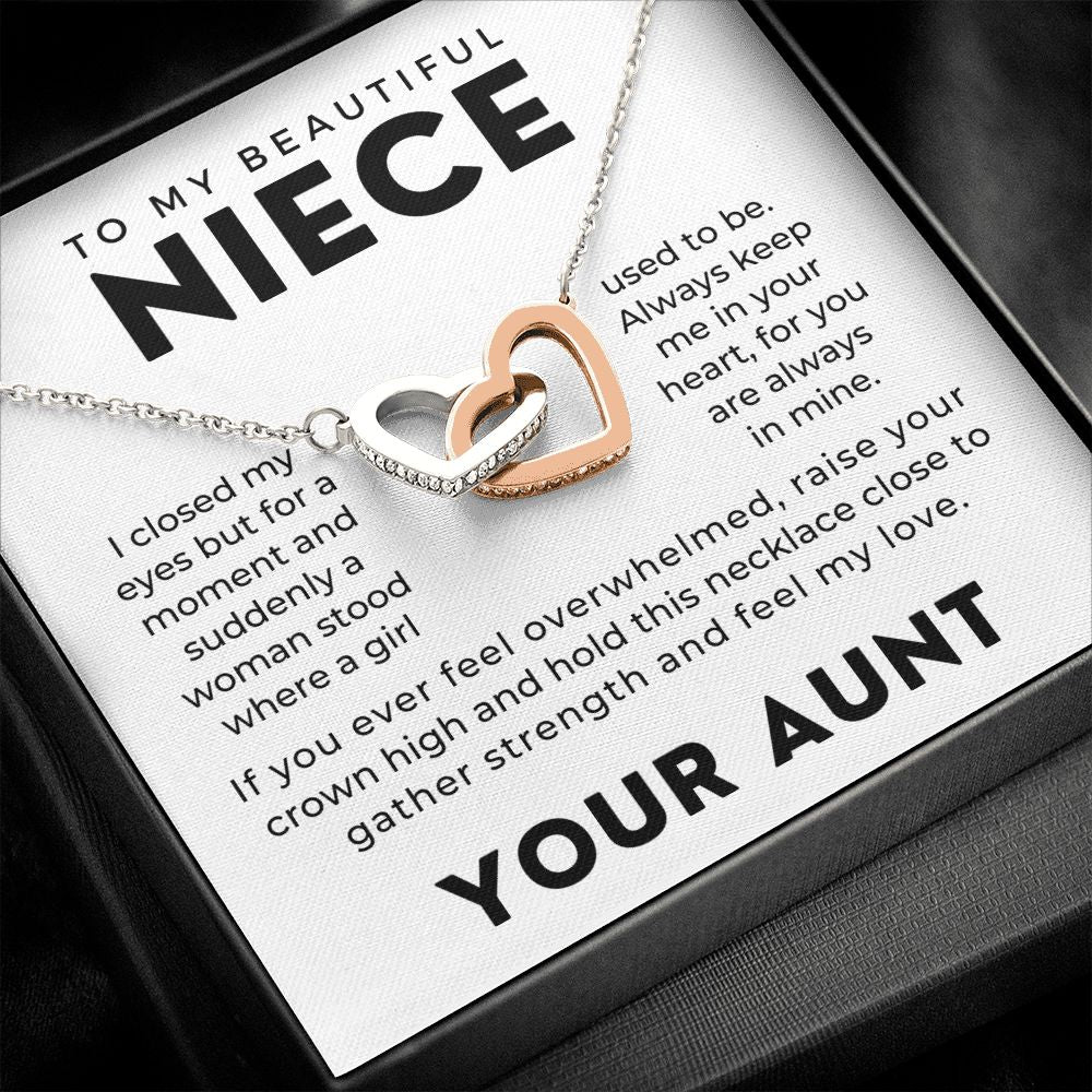 Niece Gift From Aunt | In My Heart Necklace 0632T9