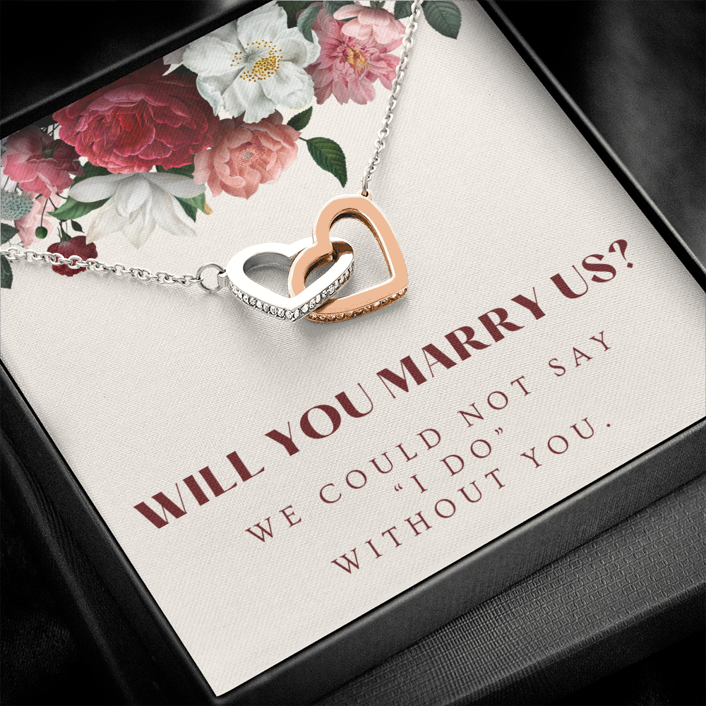 Officiant Proposal Gift | Marry Us Necklace 0589T5