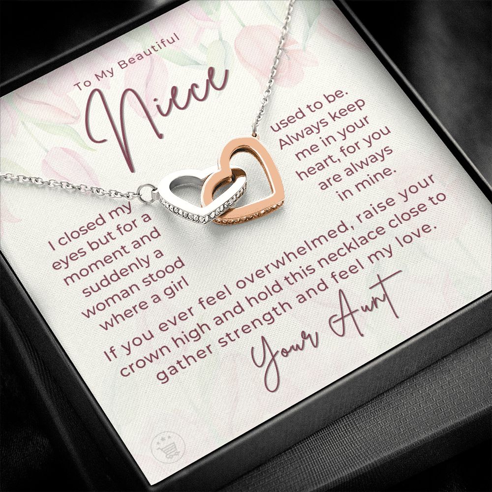 Niece Gift From Aunt | In My Heart Necklace 0632T6