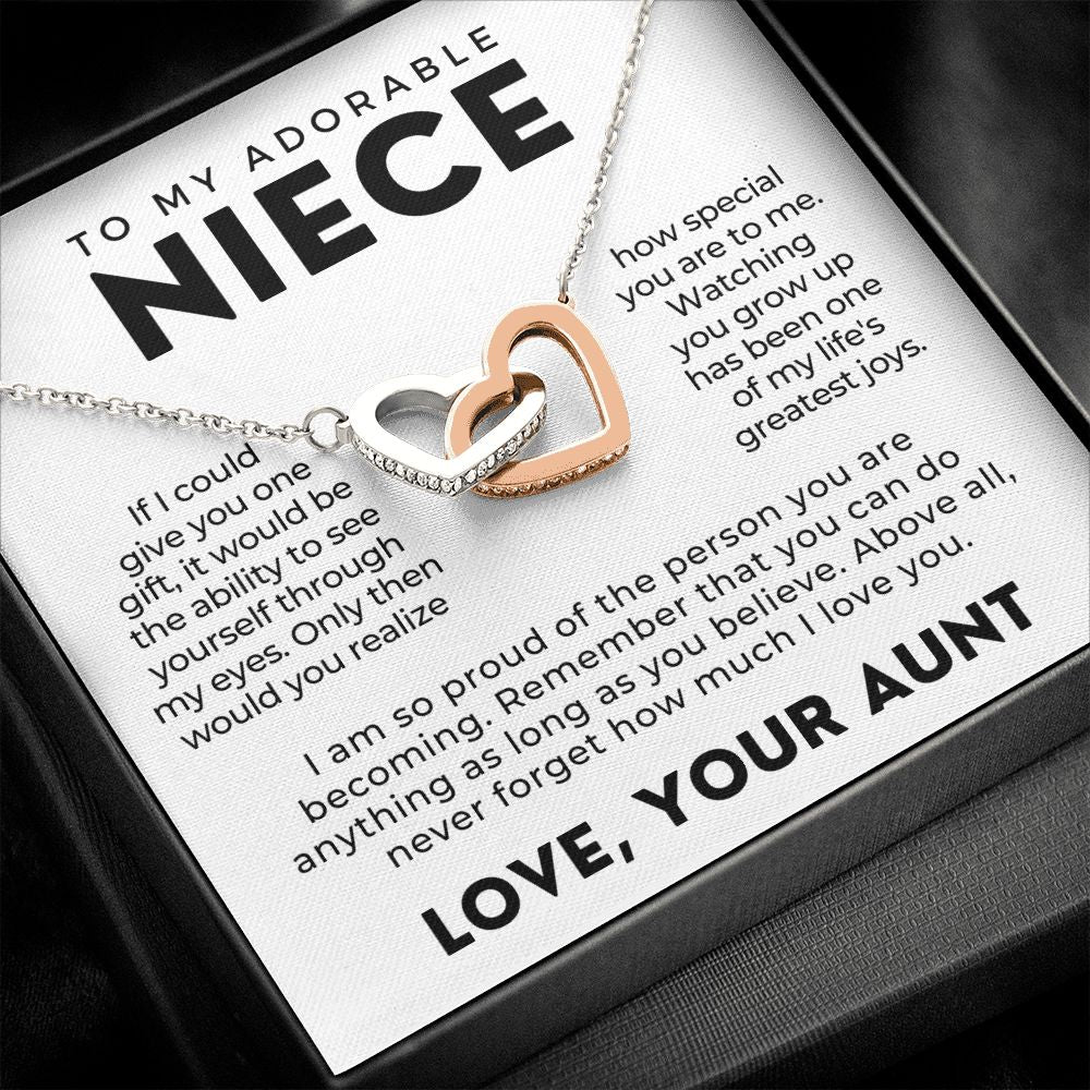 Niece Gift From Aunt | My Love Necklace 0628T9