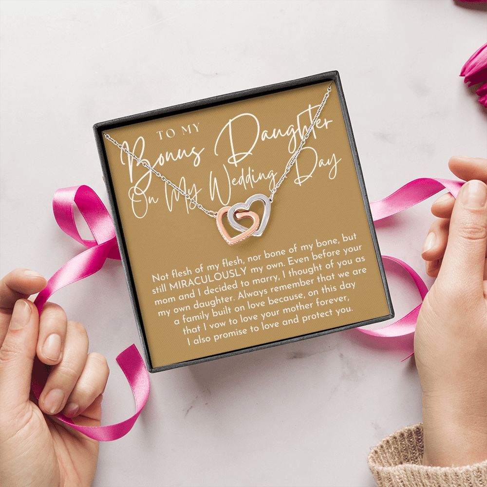 Stepdaughter Wedding Gift | On This Day Necklace 0638T3