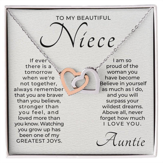 Niece Gift From Aunt | Greatest Joy Necklace 0629T5